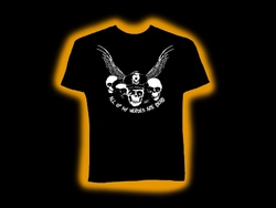 All My Heros Are Dead T-Shirt by Bam13