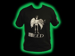 Weed Skeleton Black T-Shirt